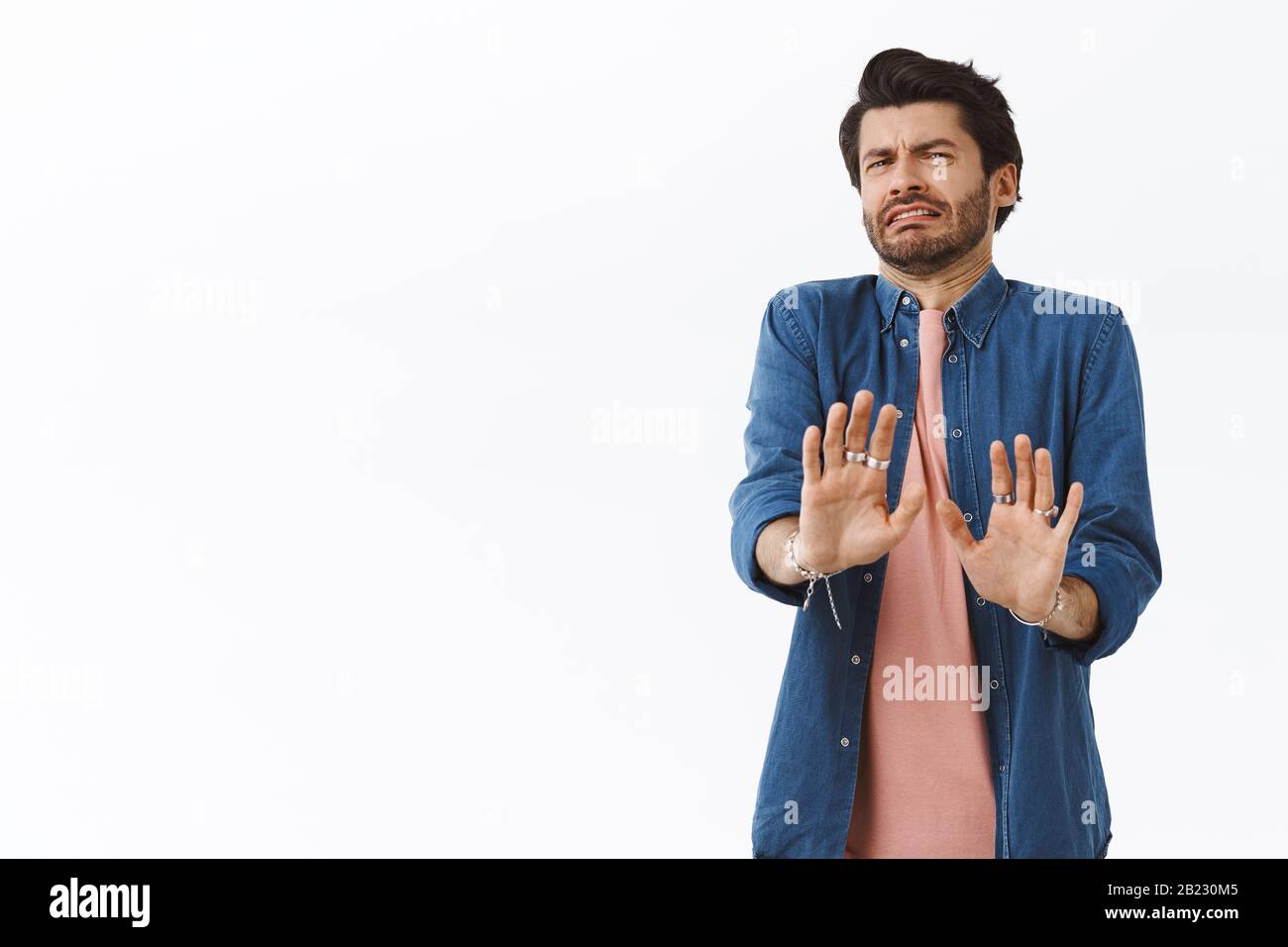 Reluctant man hi-res stock photography and images - Alamy