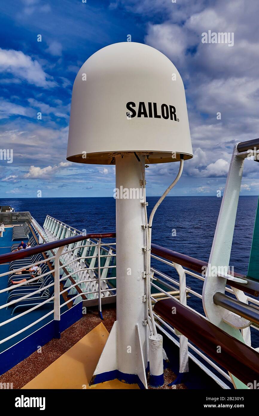 Sailor Marine Navigation Equipment Stock Photo