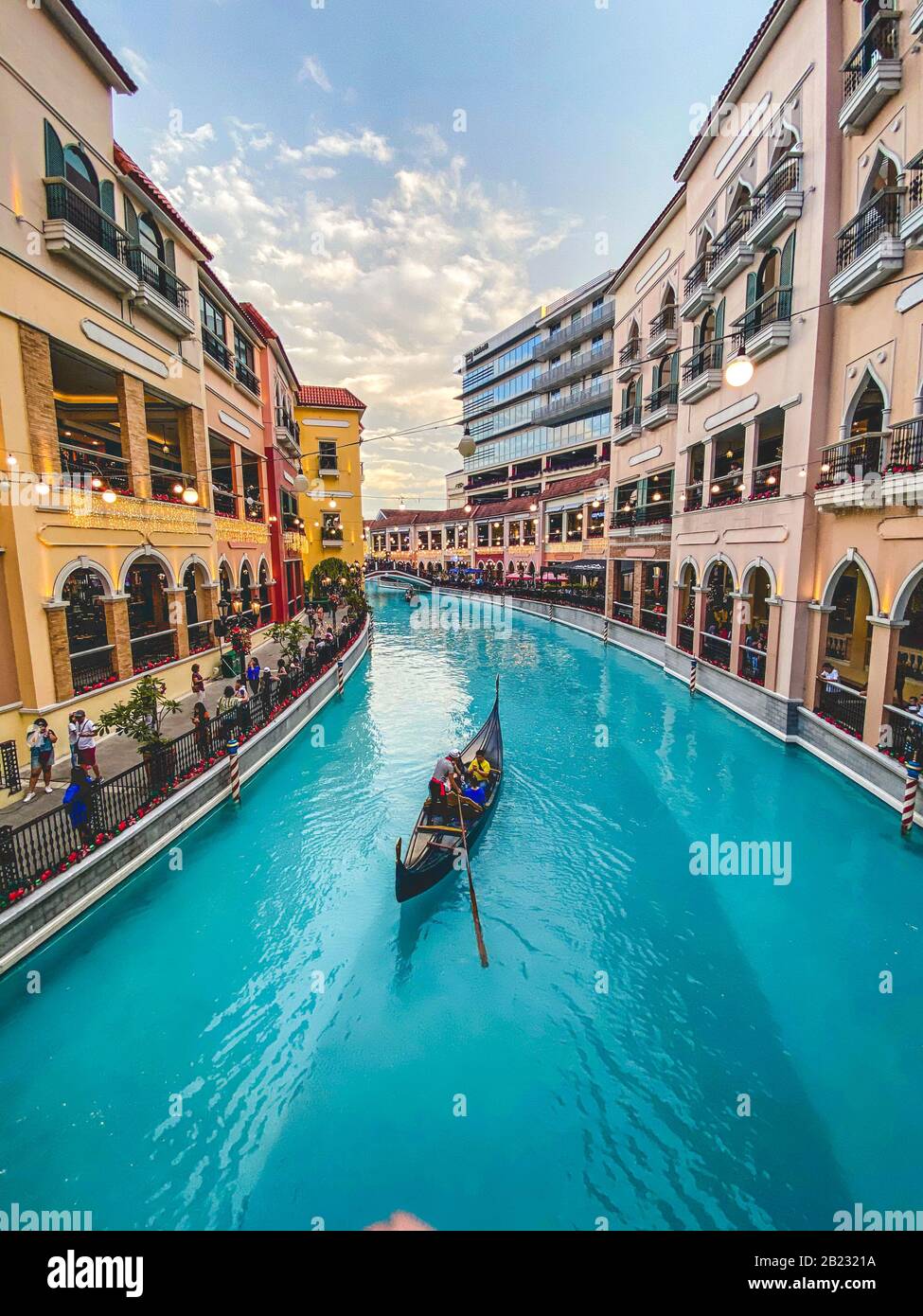 Gondola cruise in Manila Mall, Philippines Stock Photo Alamy