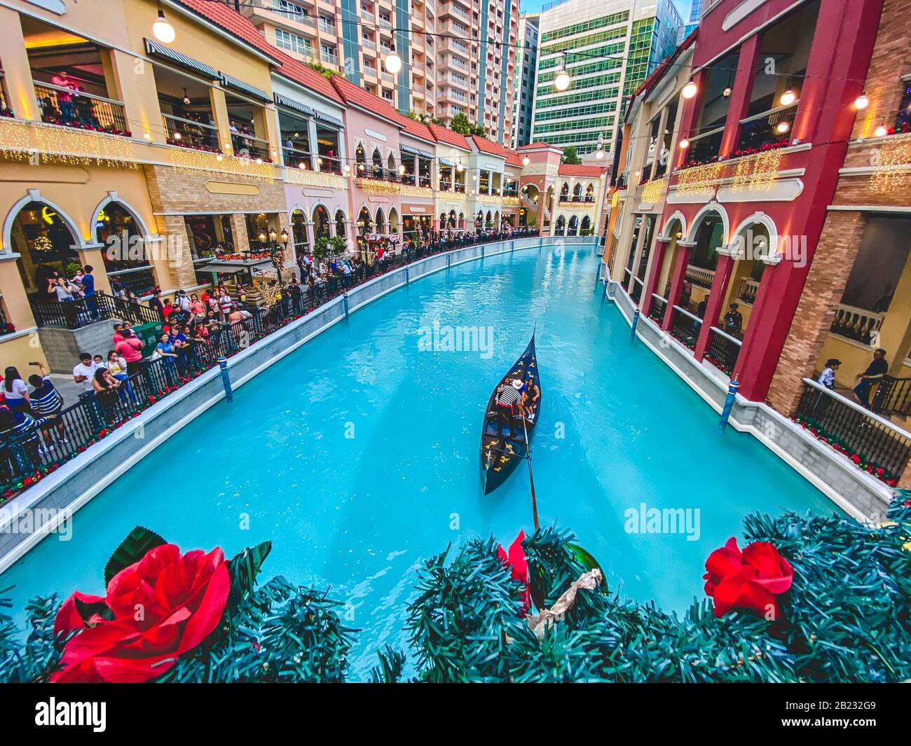 Gondola cruise in Manila Mall, Philippines Stock Photo Alamy