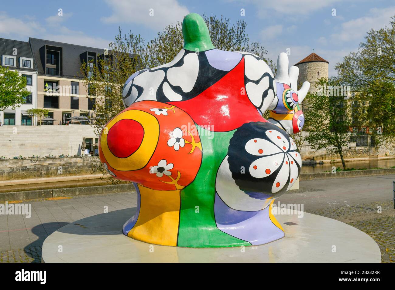 Nana, Plastik, Niki de Saint Phalle, Leibnizufer, Hannover, Niedersachsen,  Deutschland Stock Photo - Alamy