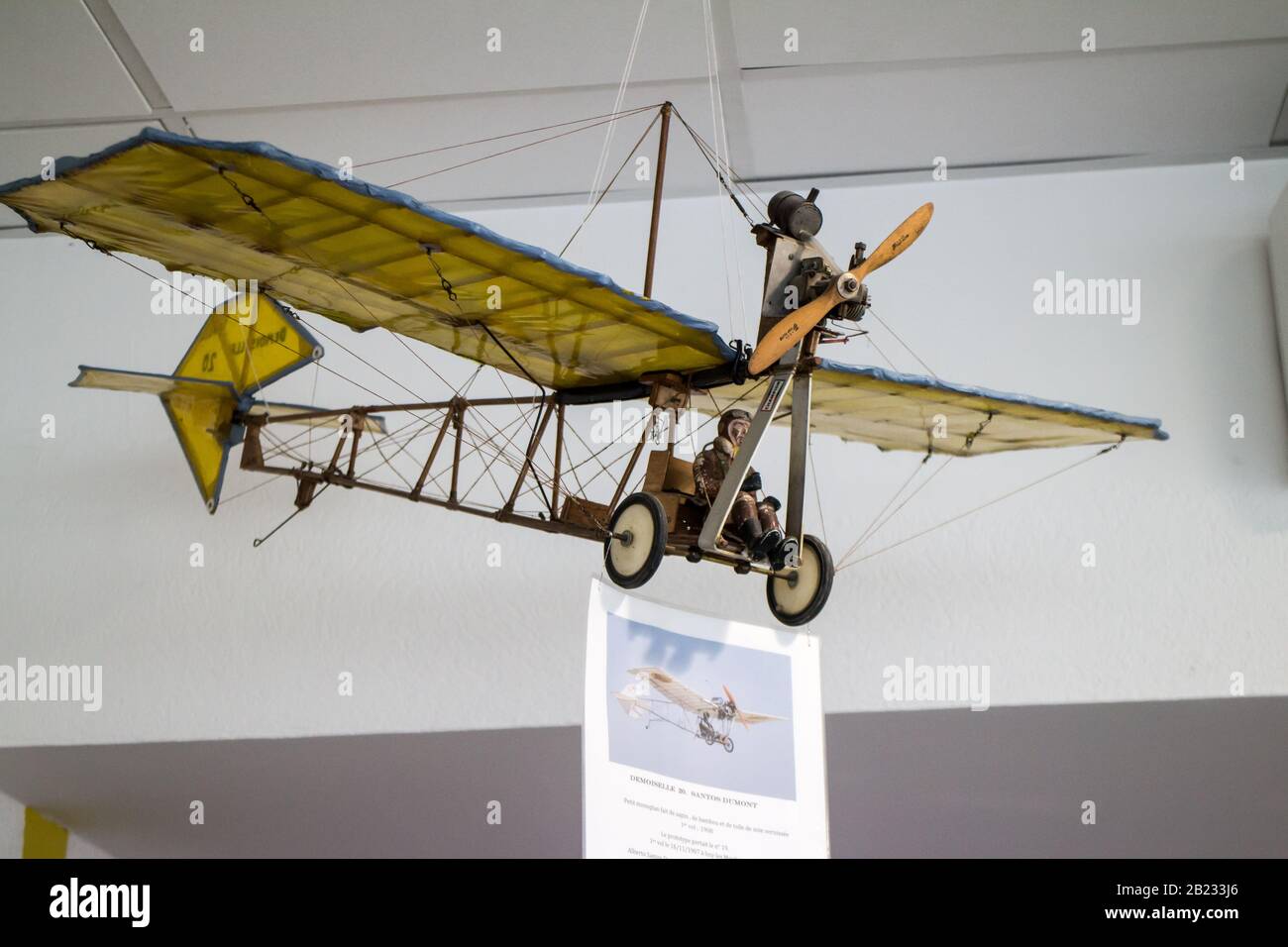 Musee De L Aviation Saint Victoret 13 France Demoiselle 20 Santos Dumont 1908 Stock Photo Alamy