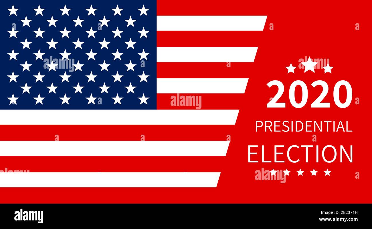 2020 USA Presidential Elections background. Banner for US elections ...