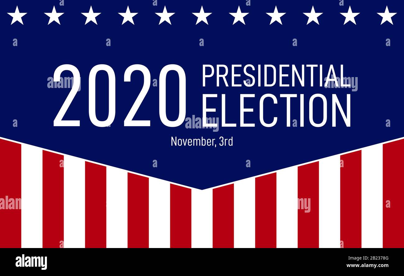 2020 USA Presidential Elections background. Banner for US elections ...