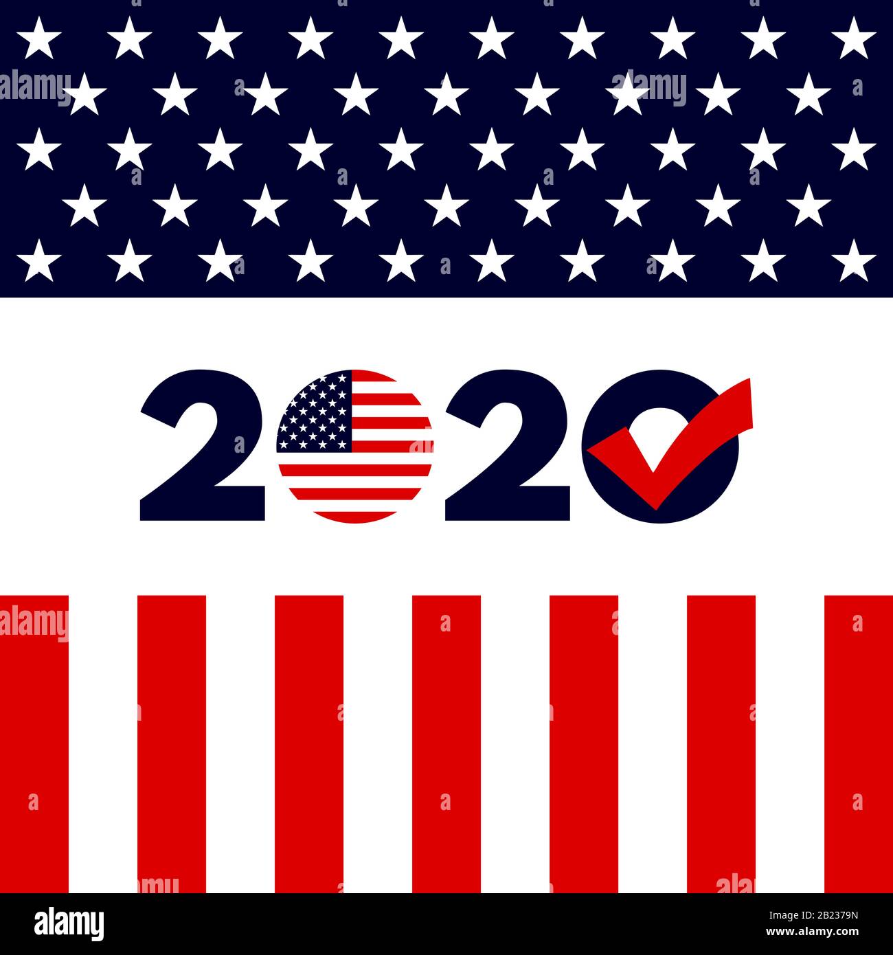 2020 USA Presidential Elections background. Banner for US elections ...