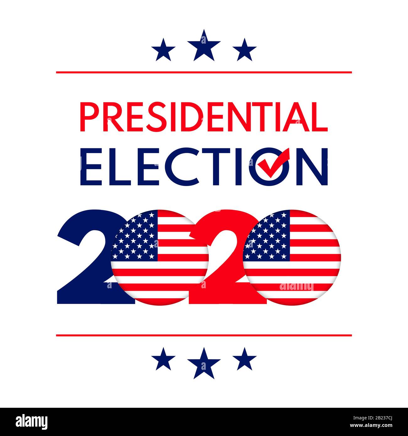 2020 USA Presidential Elections background. Banner for US elections ...