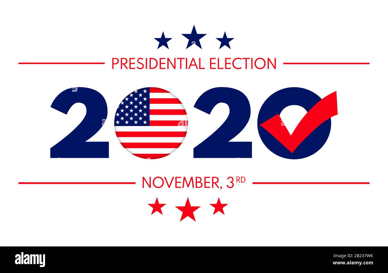 2020 USA Presidential Elections background. Banner for US elections ...