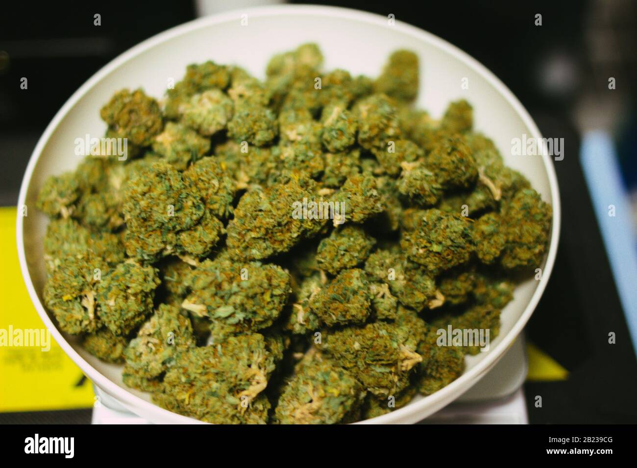 Did you have your weedies today? Stock Photo