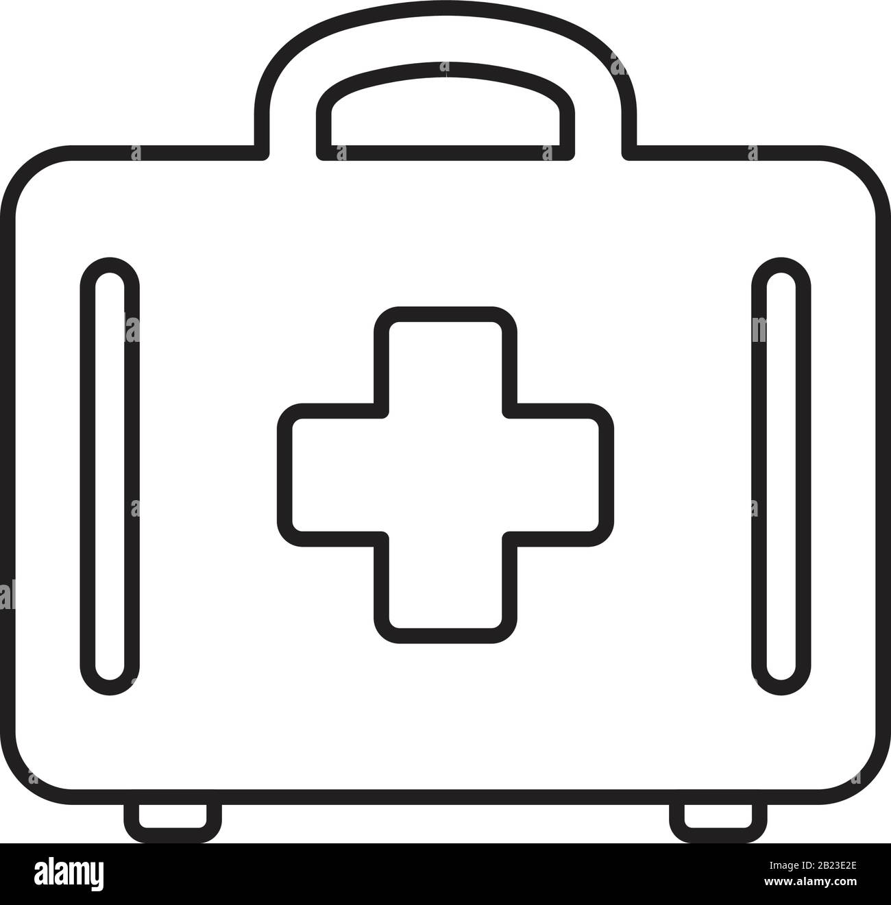 An injection first aid kit icon template black color editable. an injection first aid kit icon symbol Flat vector illustration for graphic and web des Stock Vector