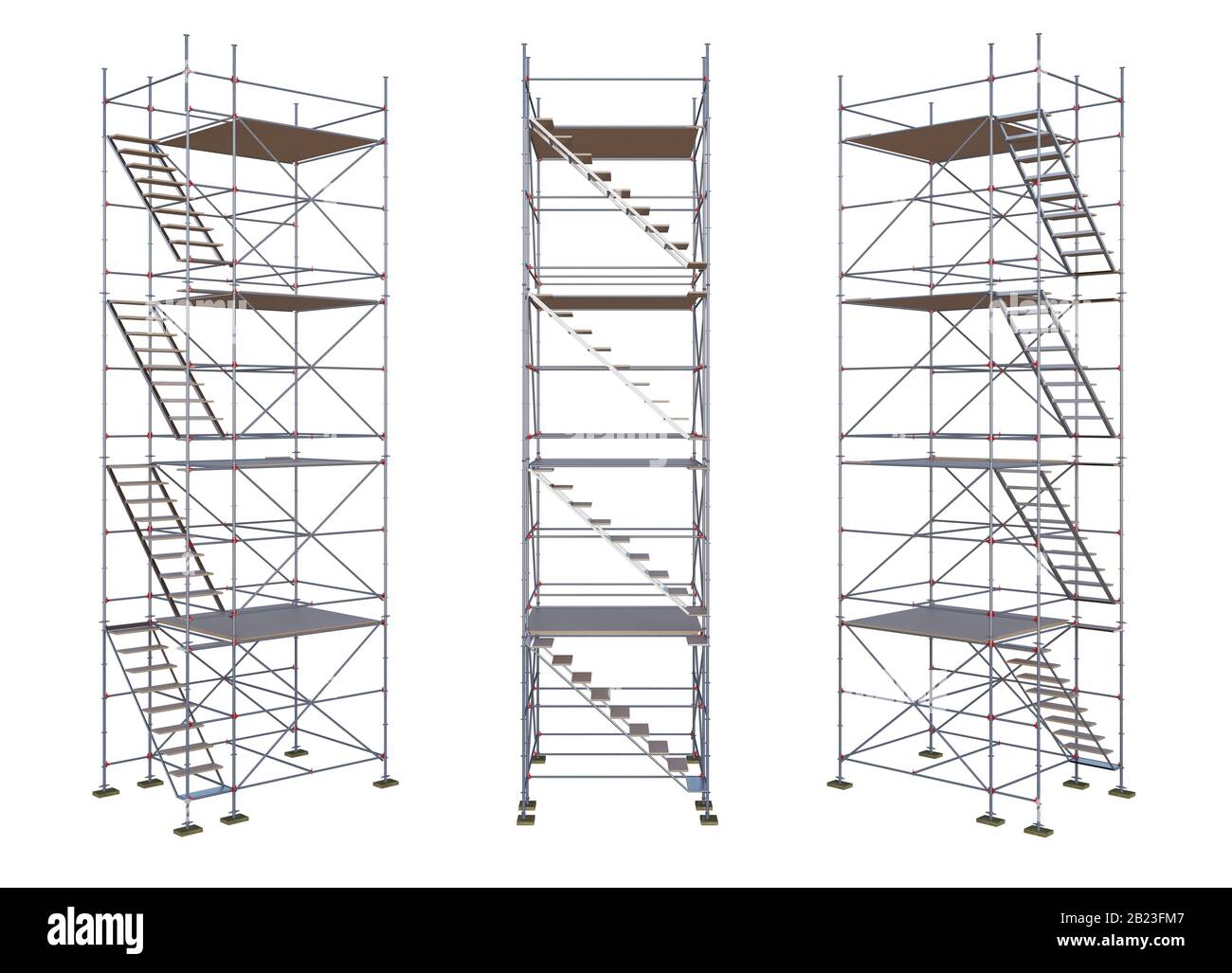 Scaffolding Cut Out Stock Images & Pictures - Alamy