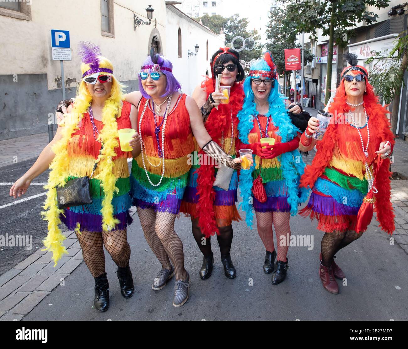 Santa Cruz Tenerife 29th February Santa Cruz De Tenerife Carnival Still Goes Ahead Despite The Recent Coronavirus Outbreak In The South Of The Island 250 000 People Were Expected To Attend Large Crowds Enjoyed The Santa Cruz Tenerife 29th February Santa Cruz De Tenerife Carnival Still Goes Ahead Despite The Recent Coronavirus Outbreak In The South Of The Island 250 000 People Were Expected To Attend Large Crowds Enjoyed The