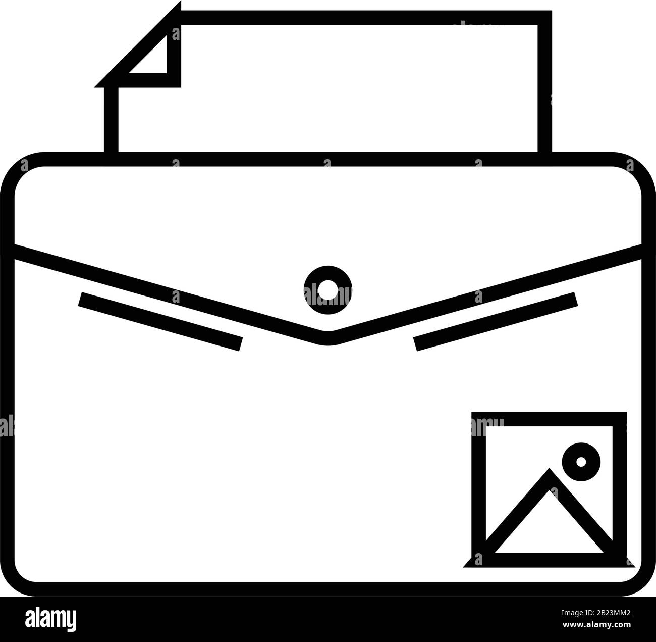 Printing line icon, concept sign, outline vector illustration, linear ...