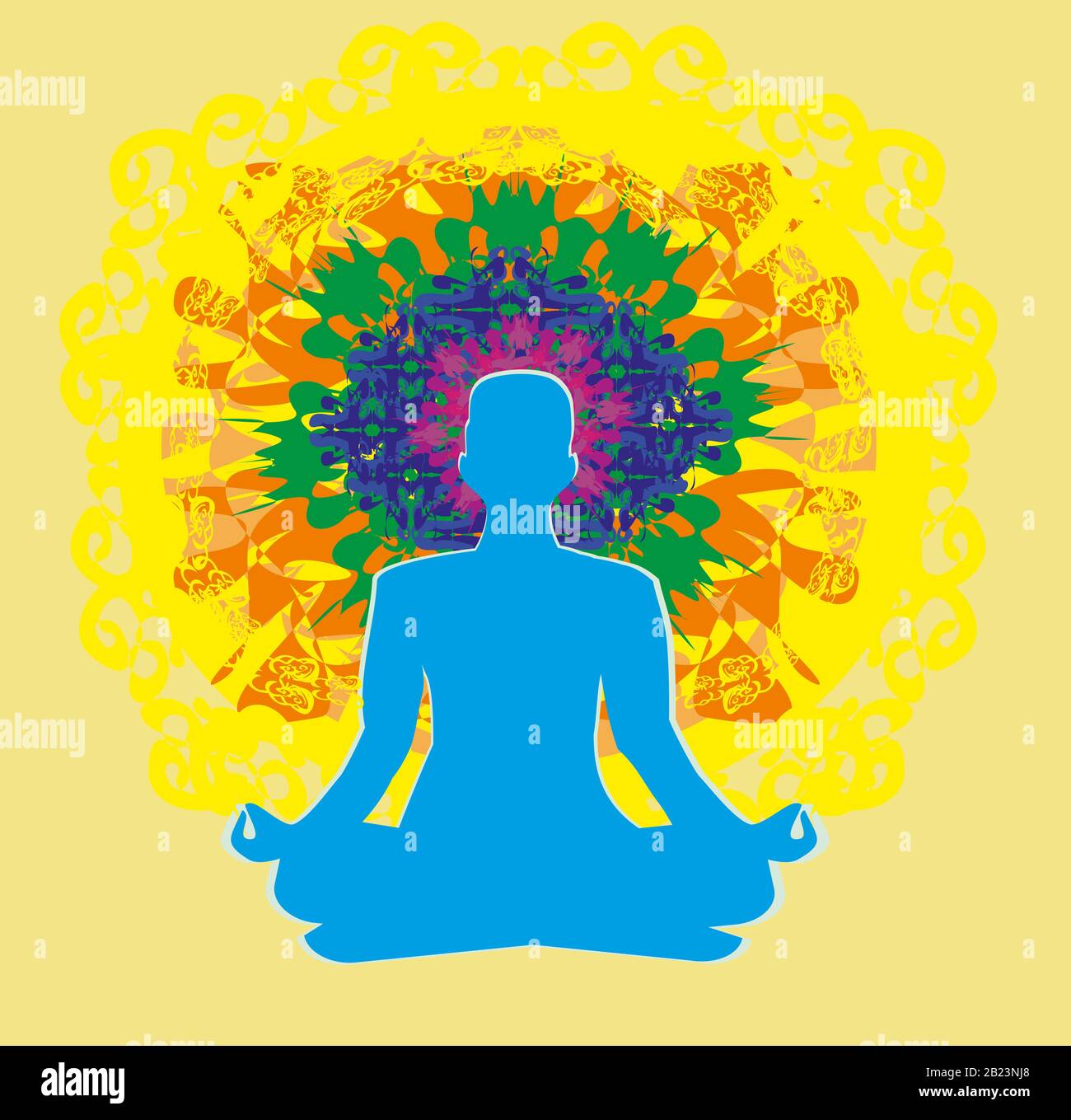 Human energy body, aura, chakra, energy Stock Photo Alamy