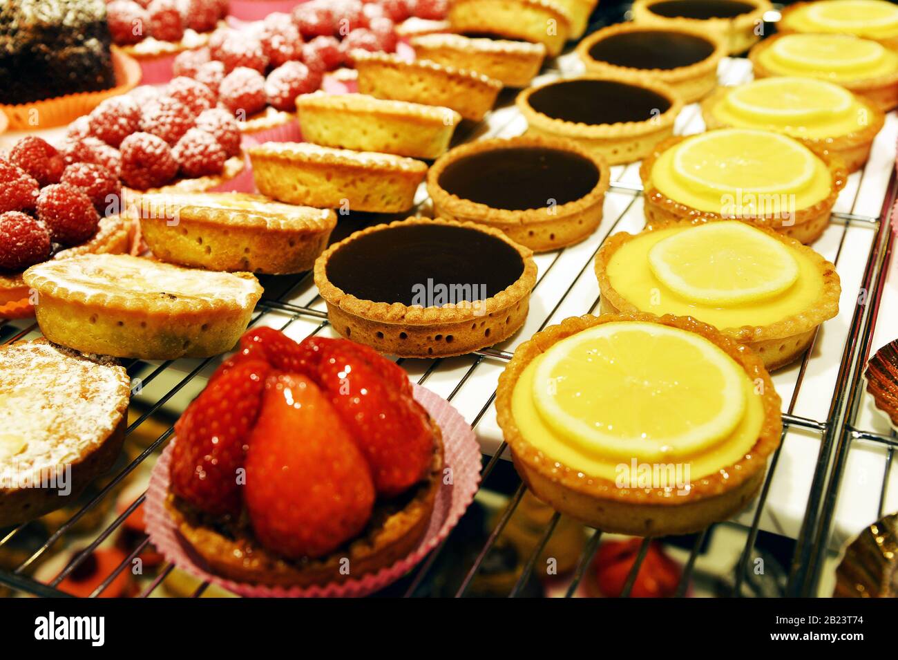 French Bakery Pastry Display - Versailles - France Stock Photo - Alamy
