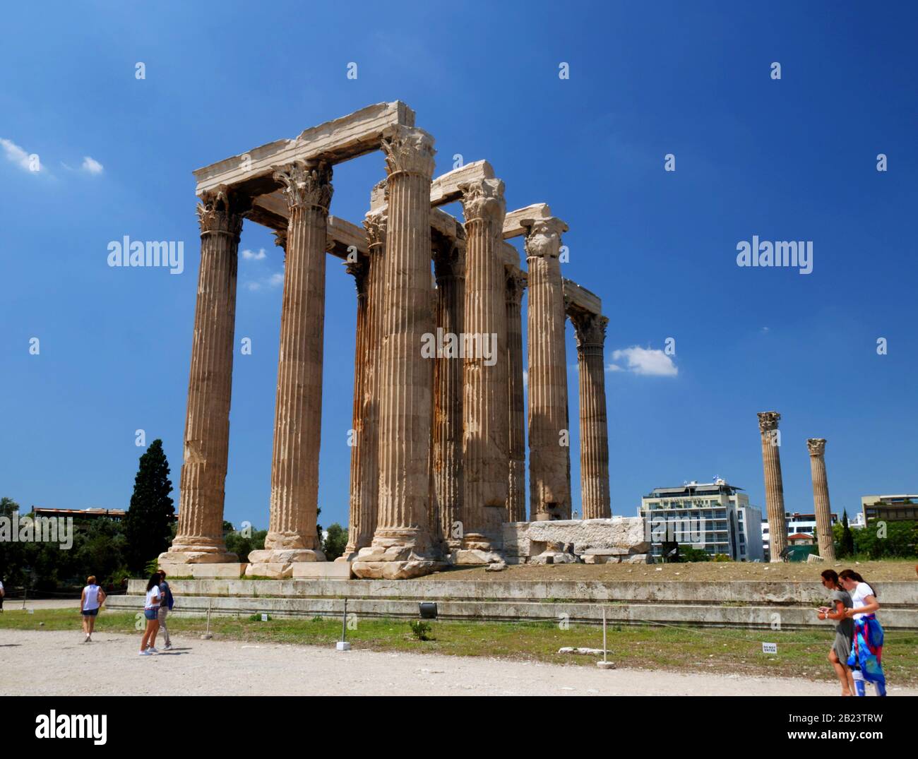 Temple of Zeus, Athens, Greece Stock Photo Alamy