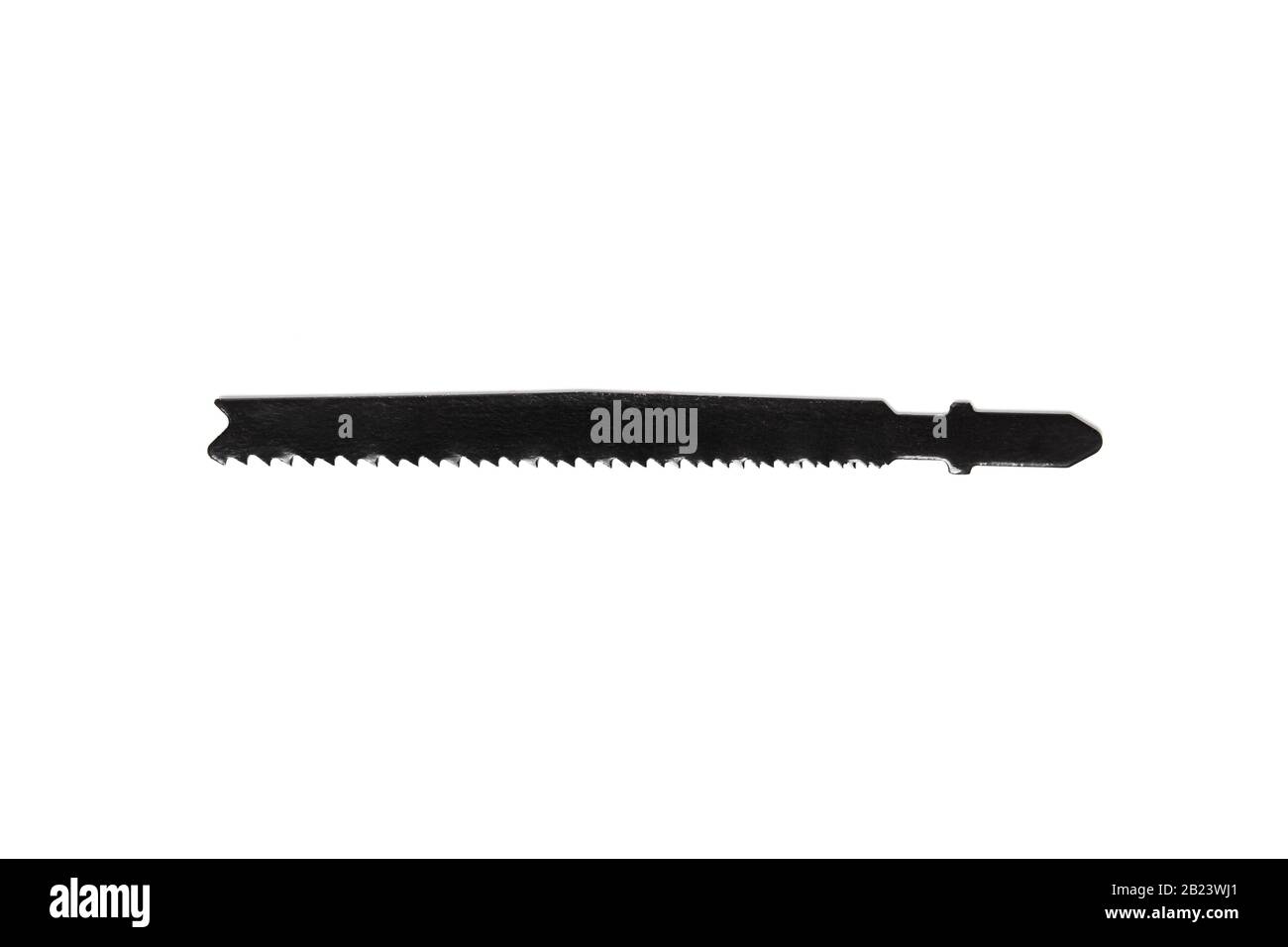 Metal jigsaw blade isolated on white Stock Photo Alamy