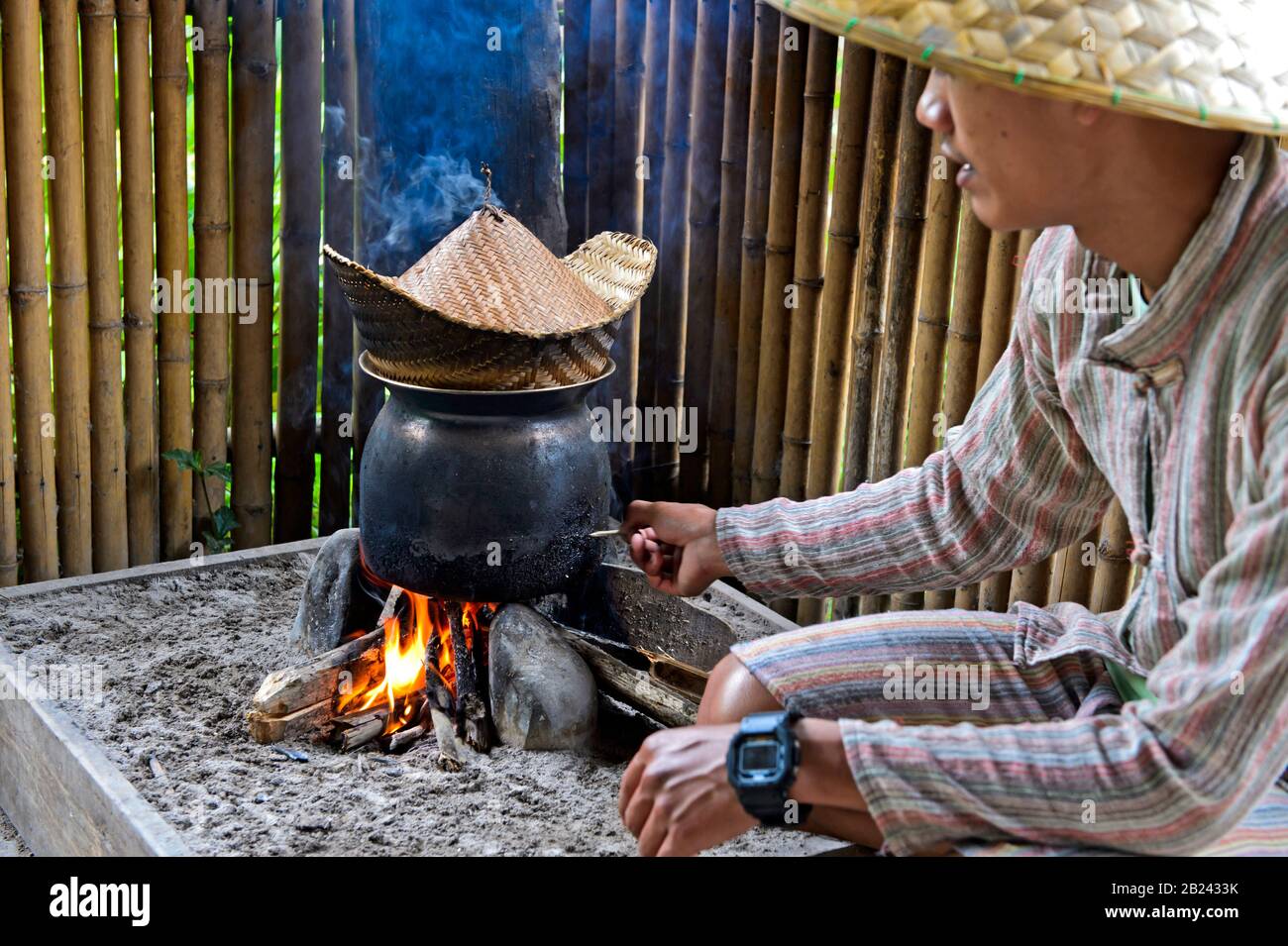 bamboo rice cooker