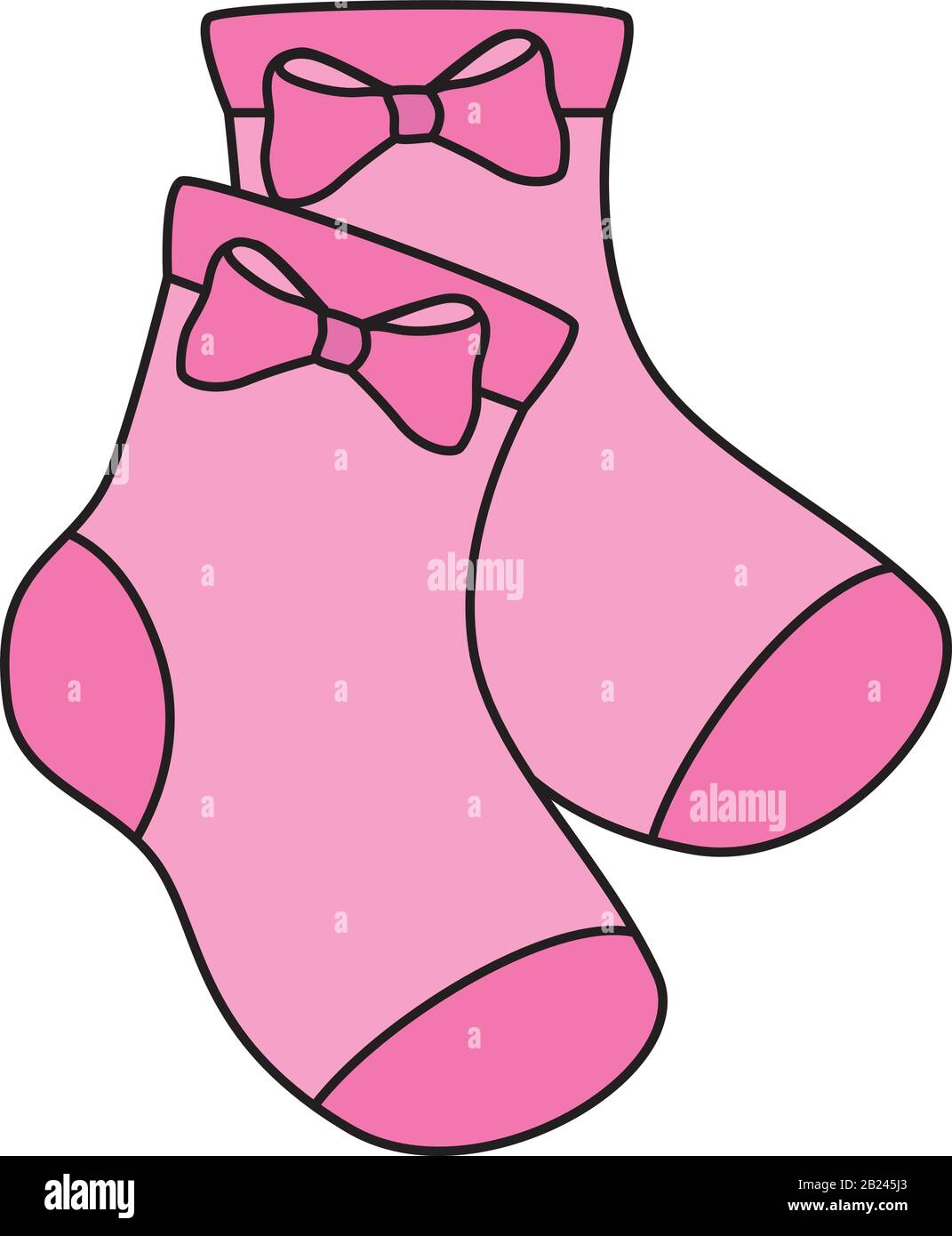 cute socks baby isolated icon Stock Vector Image & Art - Alamy