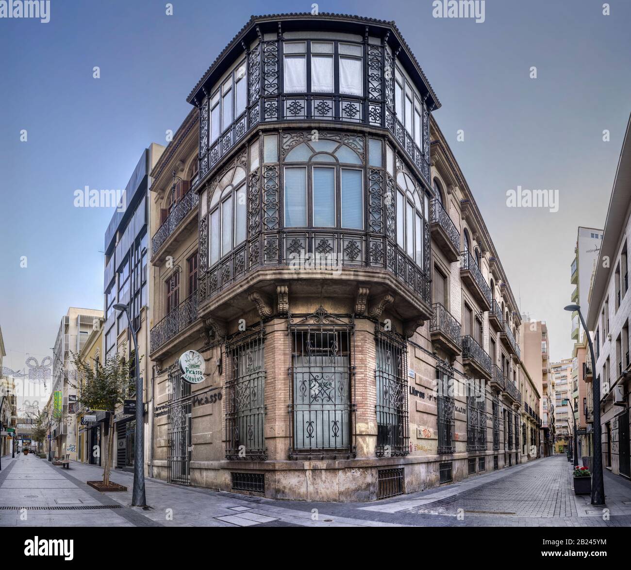 Building of the historic center of the city of Almeria, Andalucia