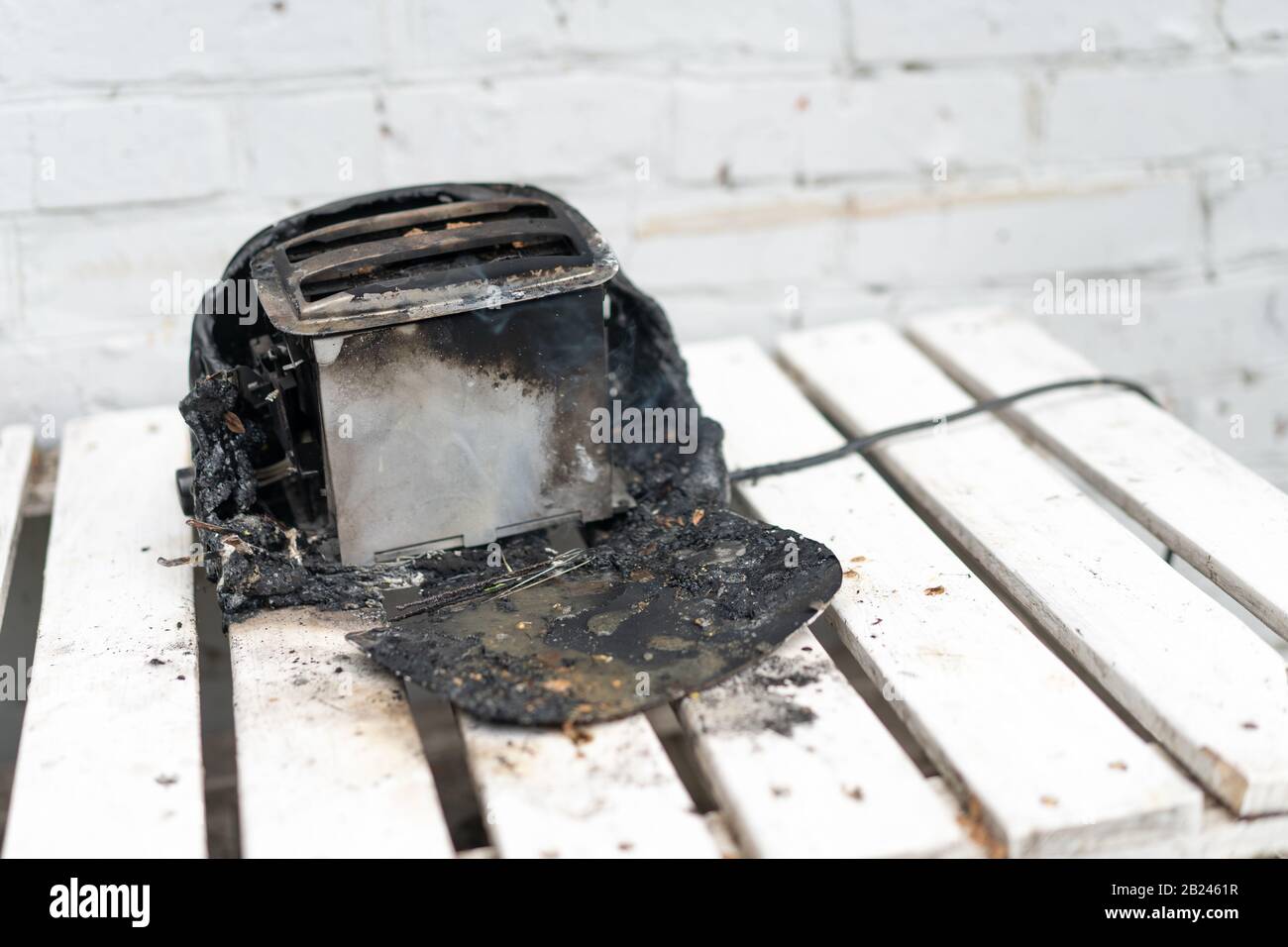 Non-stick Coating Failure. Sandwich Toaster Disaster with Stuck Food Stock  Image - Image of stuck, nonstick: 256360133