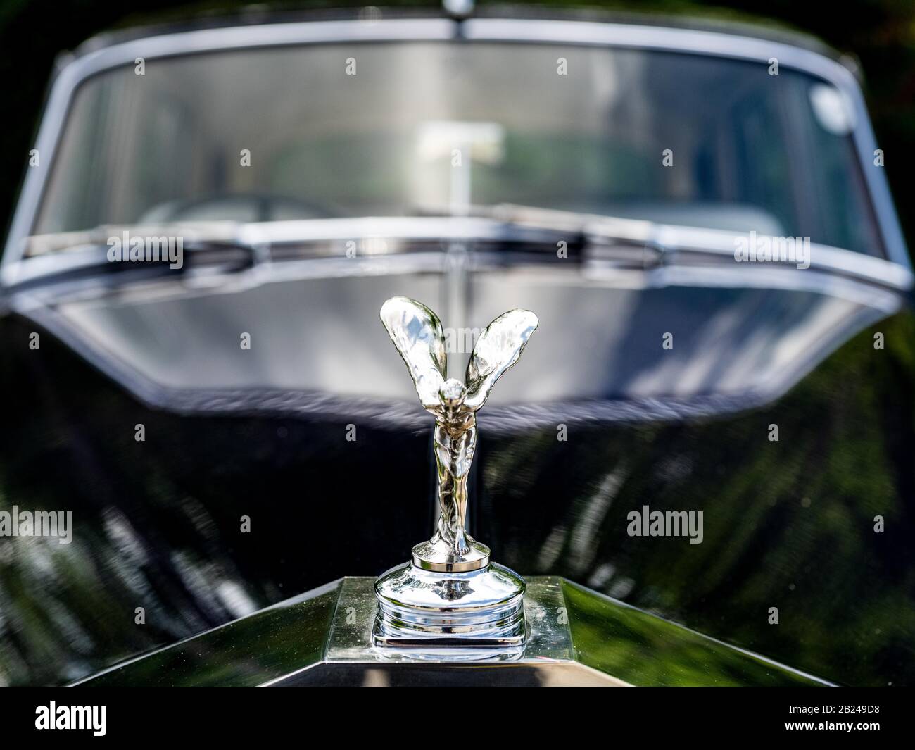 Rolls Royce silver shadow, radiator mascot, Weiz, Austria Stock Photo ...
