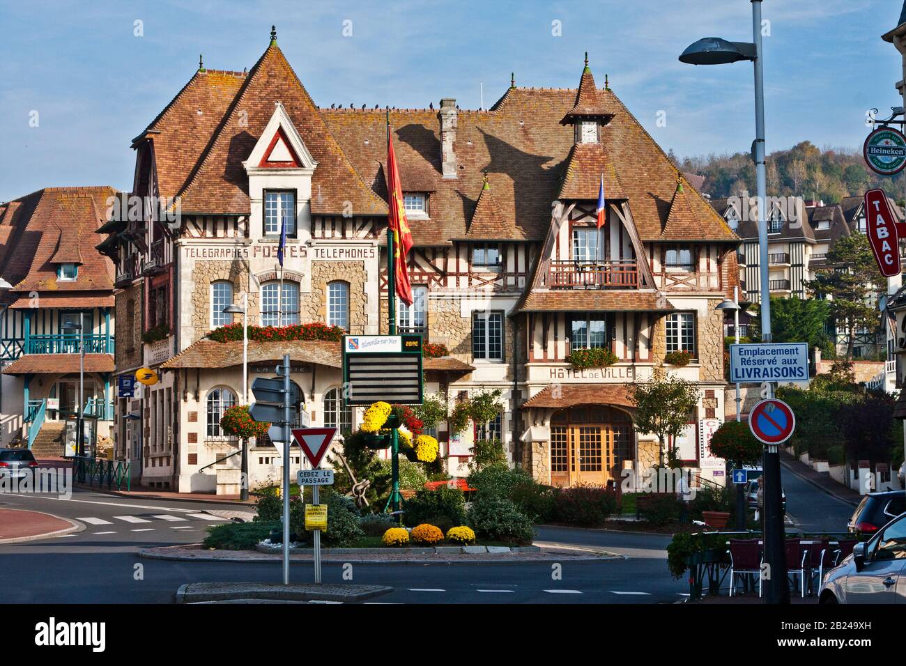 France, Normandy, BlonvilleSurMer Stock Photo Alamy