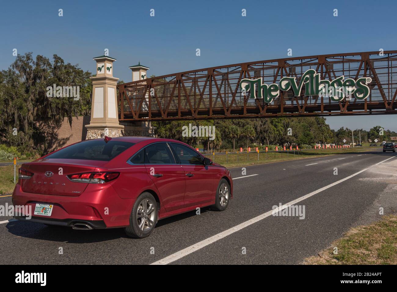 The villages golf cart bridge hires stock photography and images Alamy