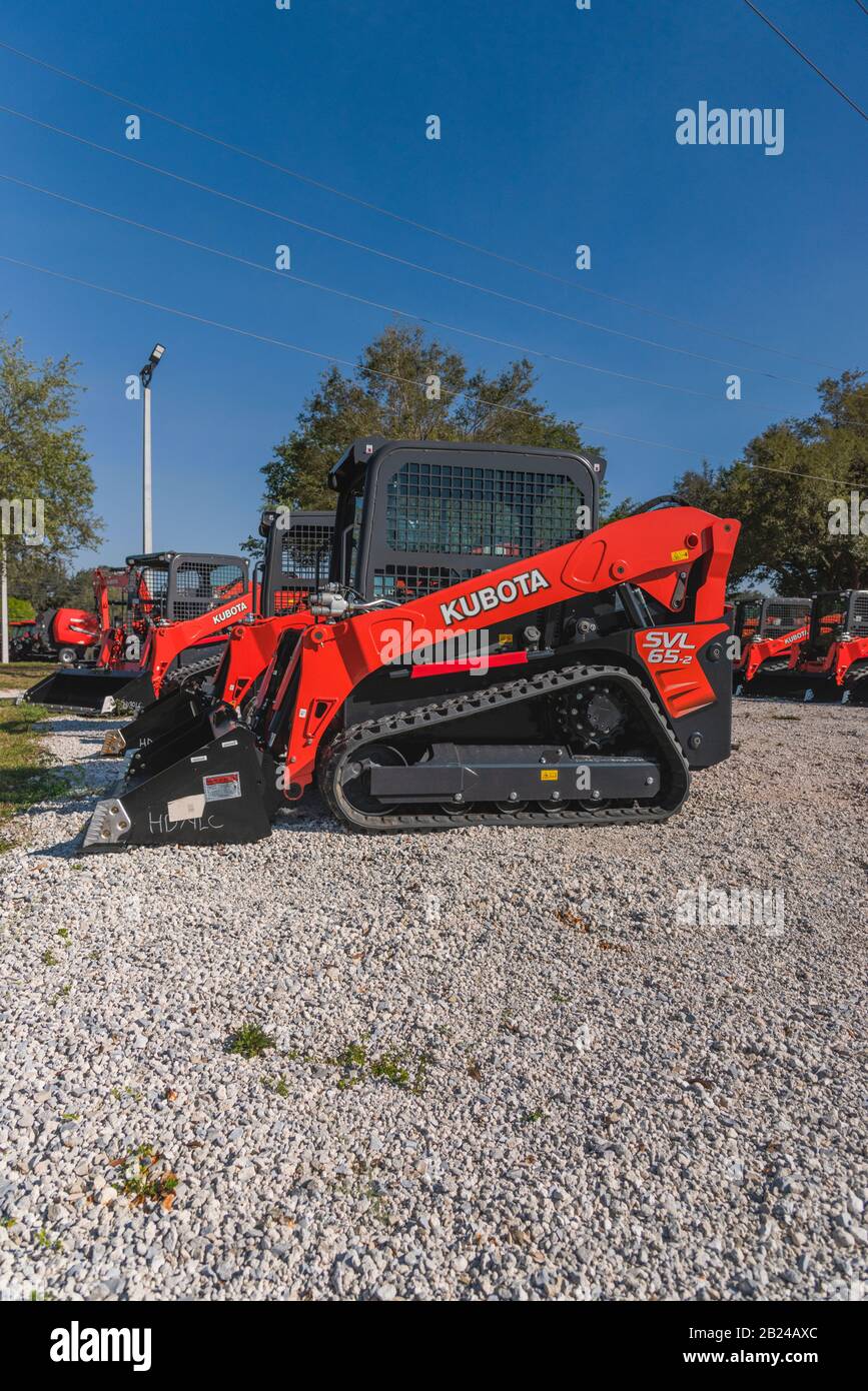 Kubota svl65 2 compact track loader hires stock photography and images