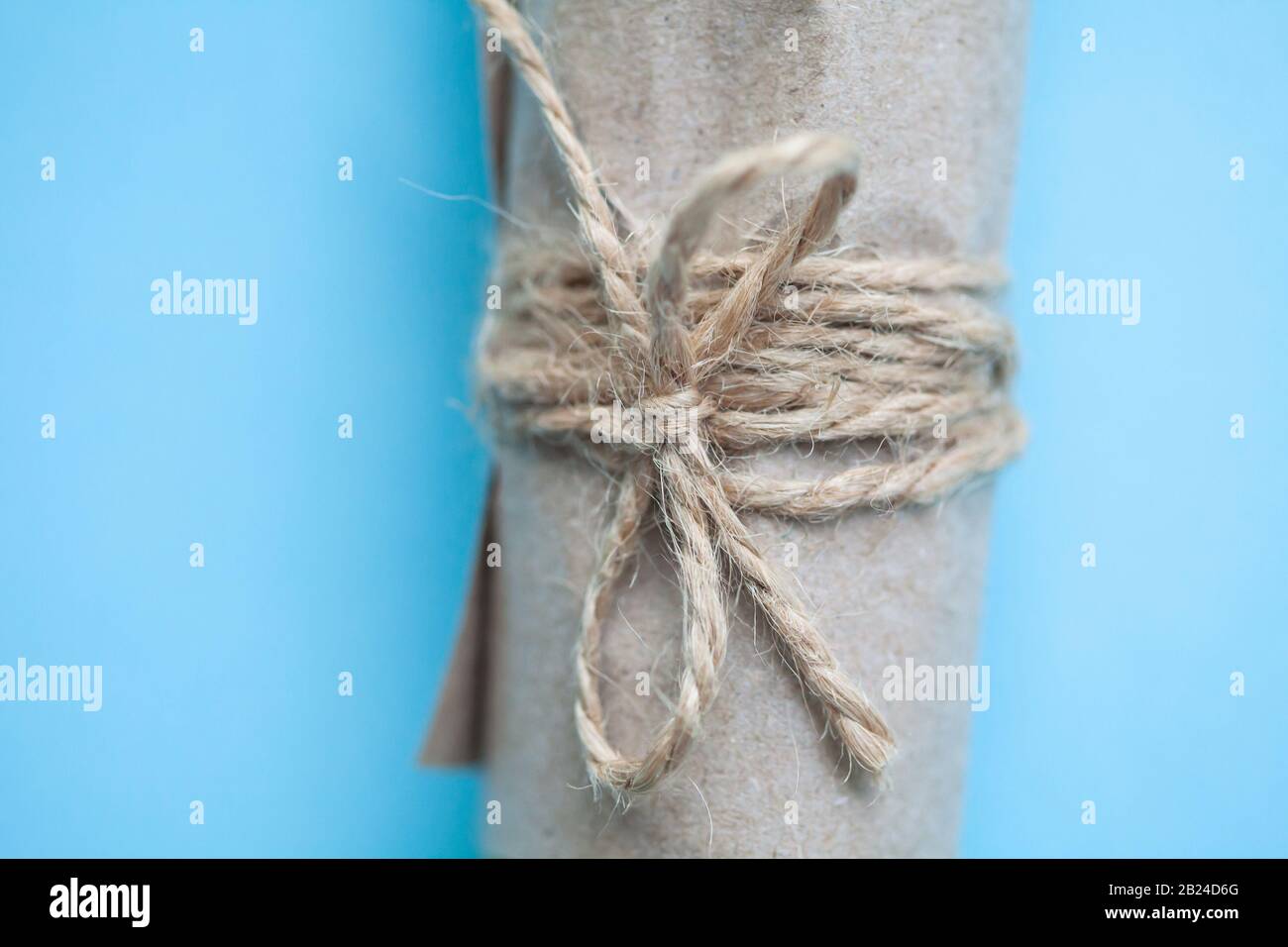 blue craft paper roll