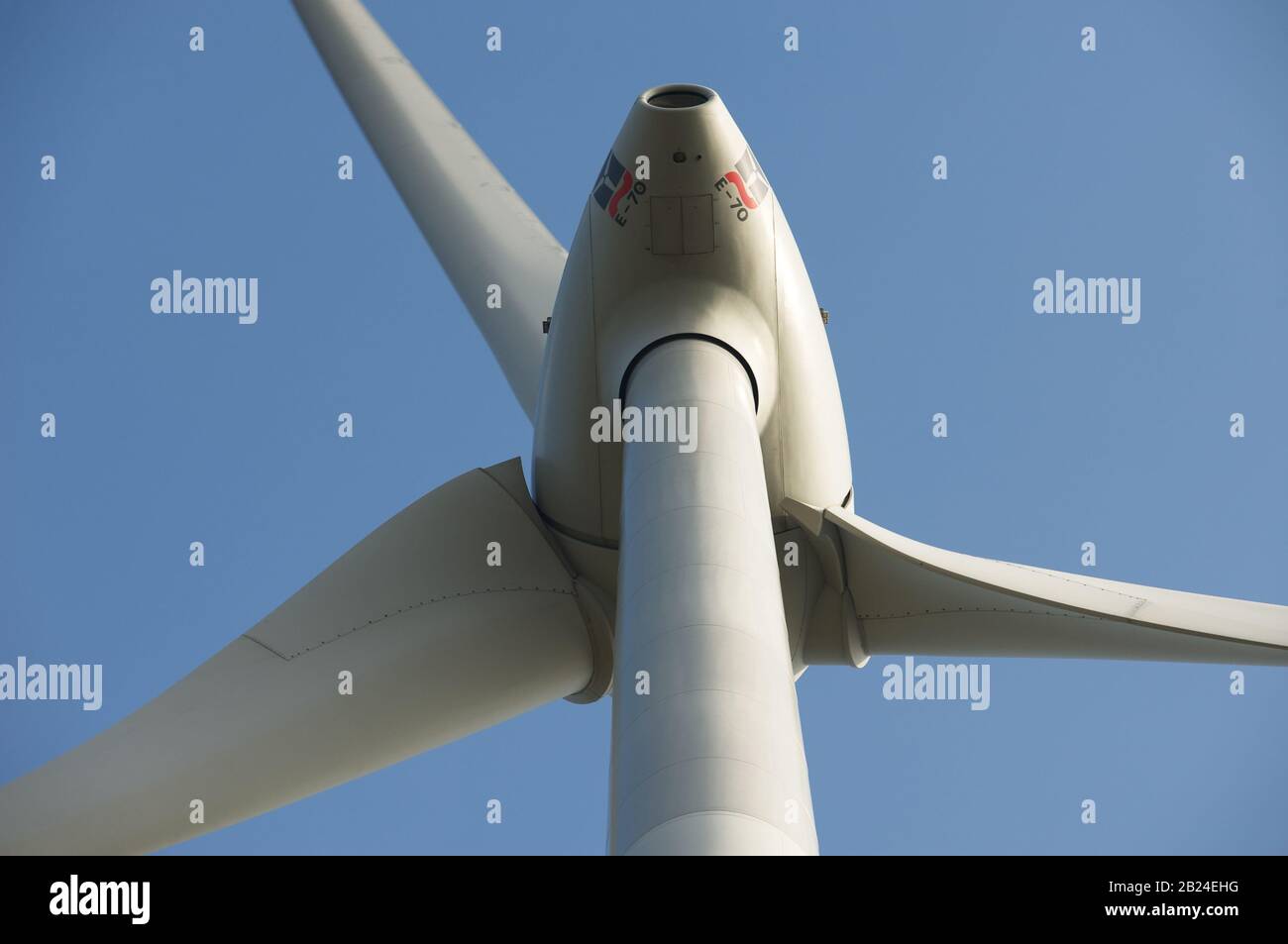 Enercon E-70 wind turbines Stock Photo - Alamy
