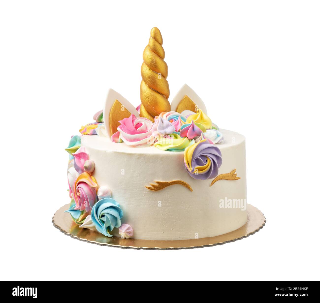 Unicorn Cake Cut Out Stock Images Pictures Alamy