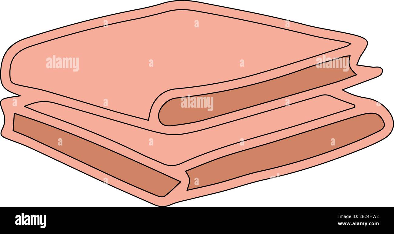 Stack Of Books In Cartoon Style Isolated On White Background Sign