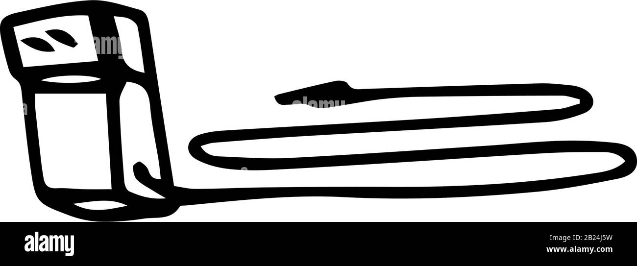 Wired charging for phone or tablet or other equipment in doodle style ...