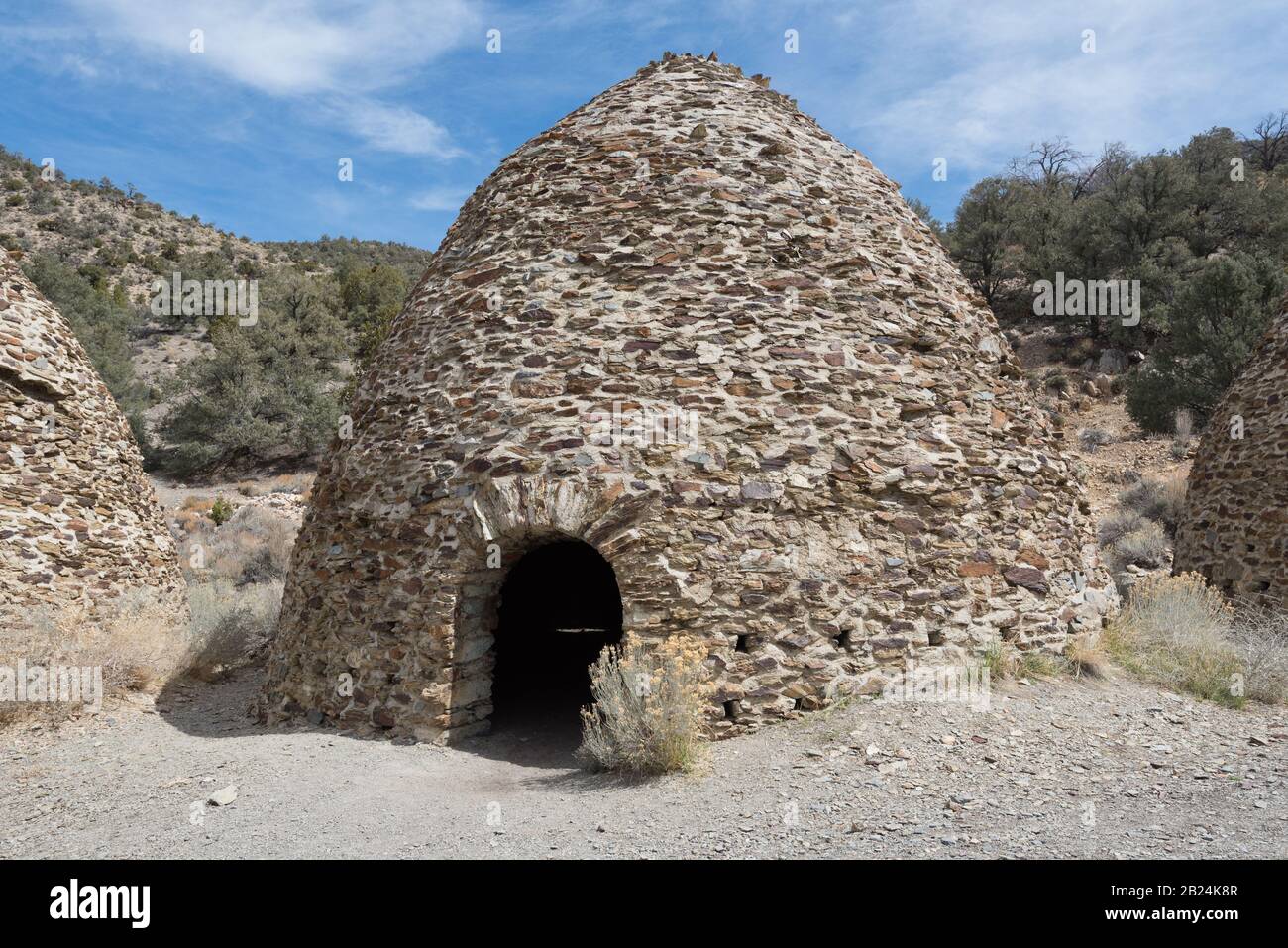 Charcoal Kilns at Death Valley National Park California USA Stock Photo