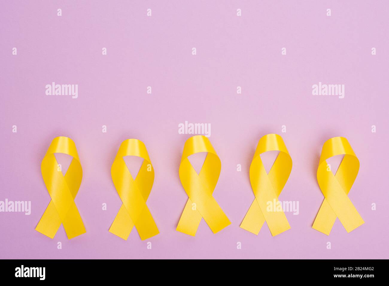 Yellow Cancer Ribbon, Yellow Awareness Ribbons - Celebrate Prints