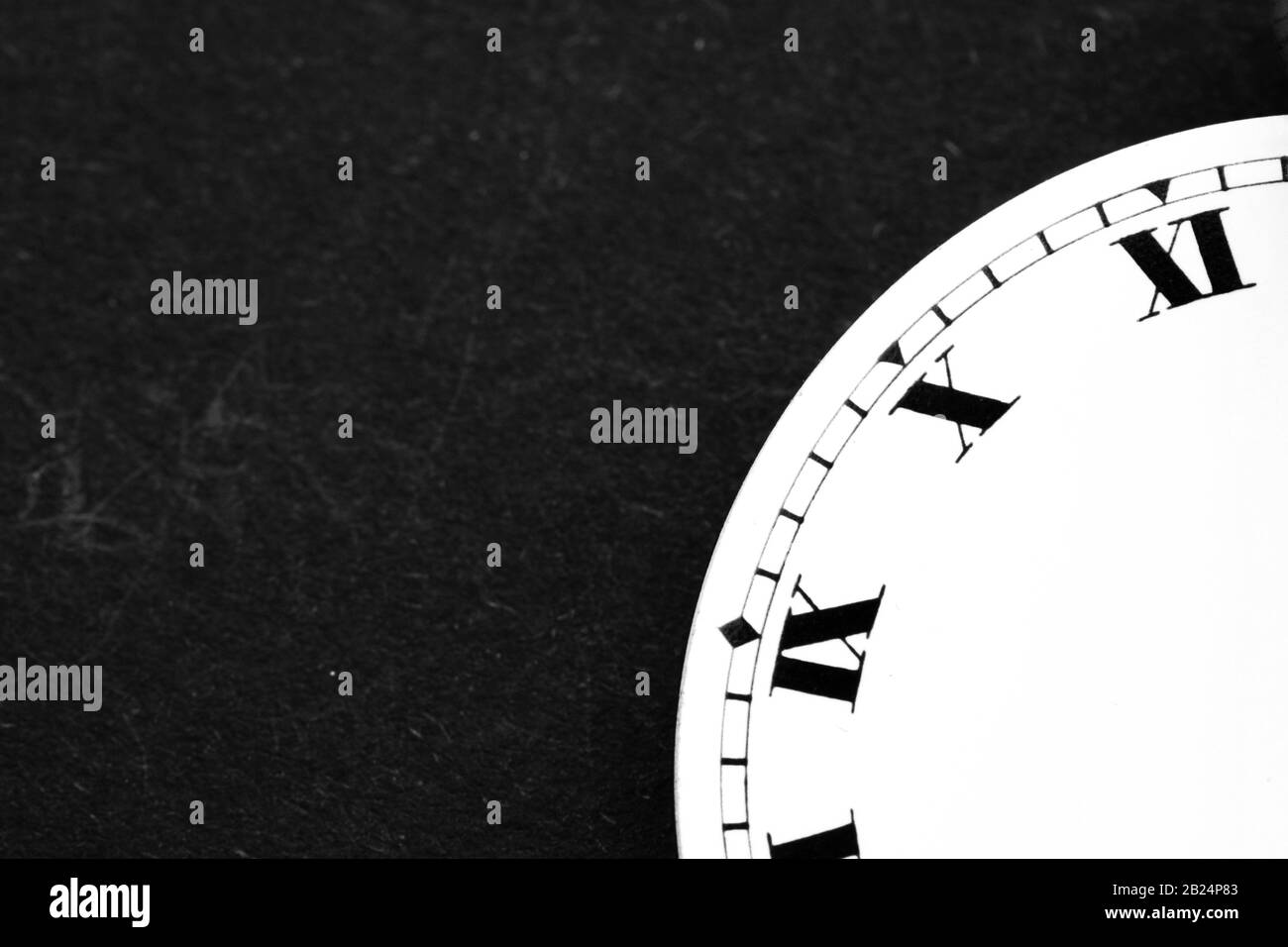 Black and White Watch face Stock Photo