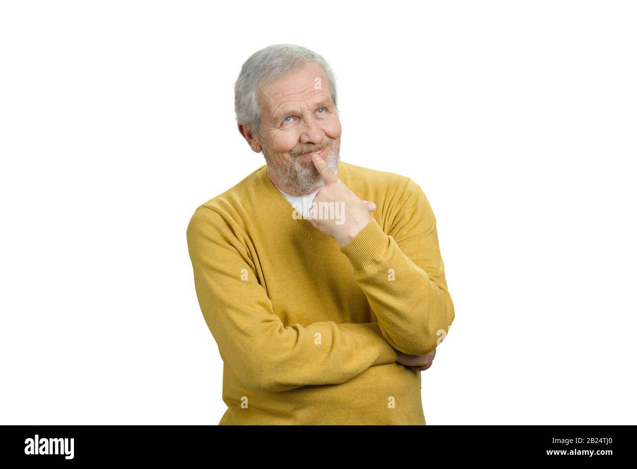 Pensive mood old man hi-res stock photography and images - Alamy