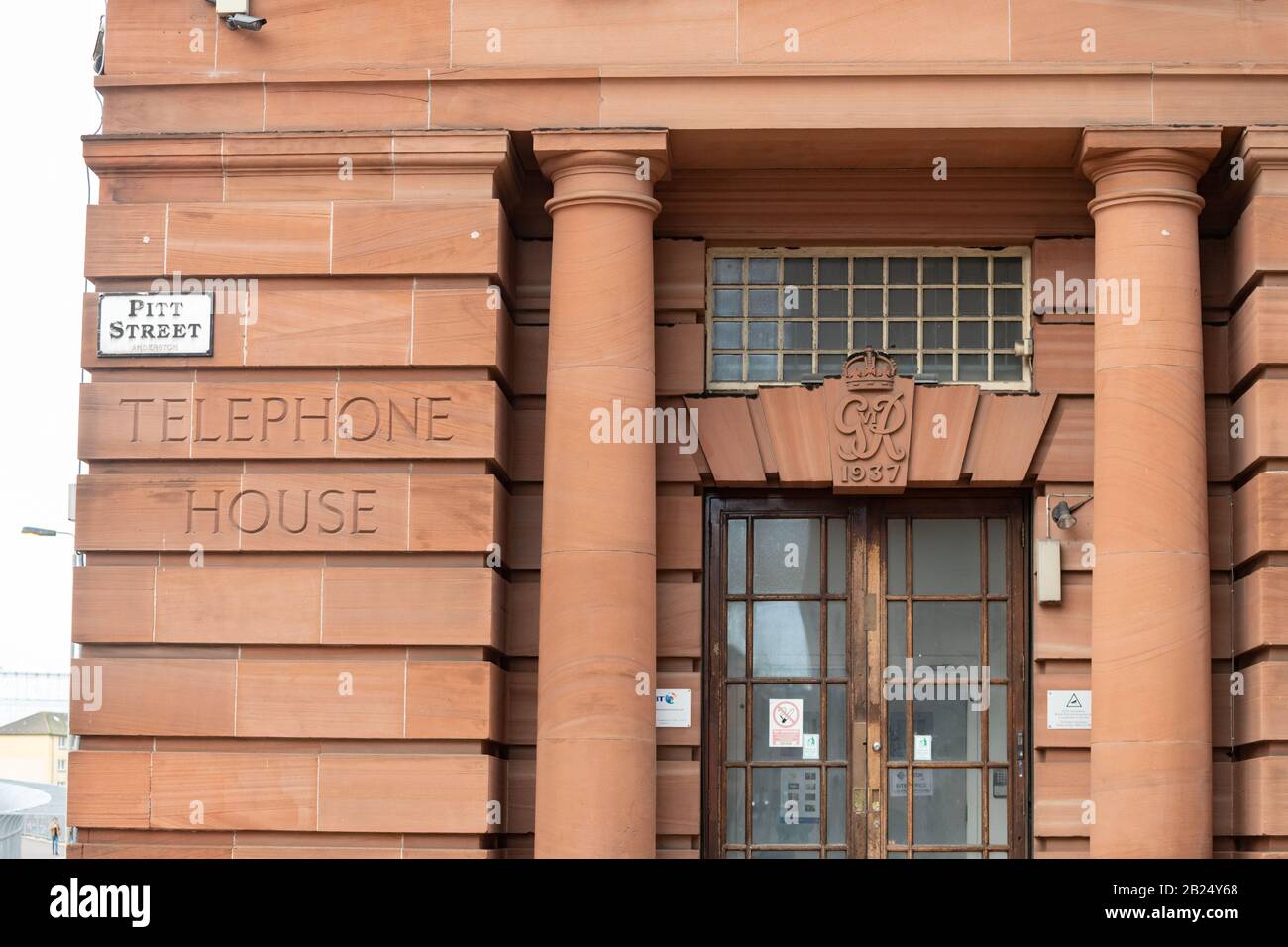 Glasgow Central Telephone Exchange, Telephone House, Glasgow, Scotland, UK Stock Photo Alamy