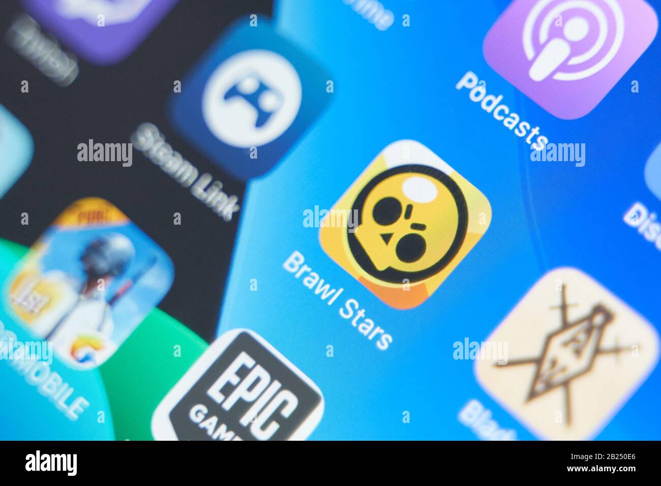 Brawl Stars High Resolution Stock Photography And Images Alamy - in which language is brawl stars written