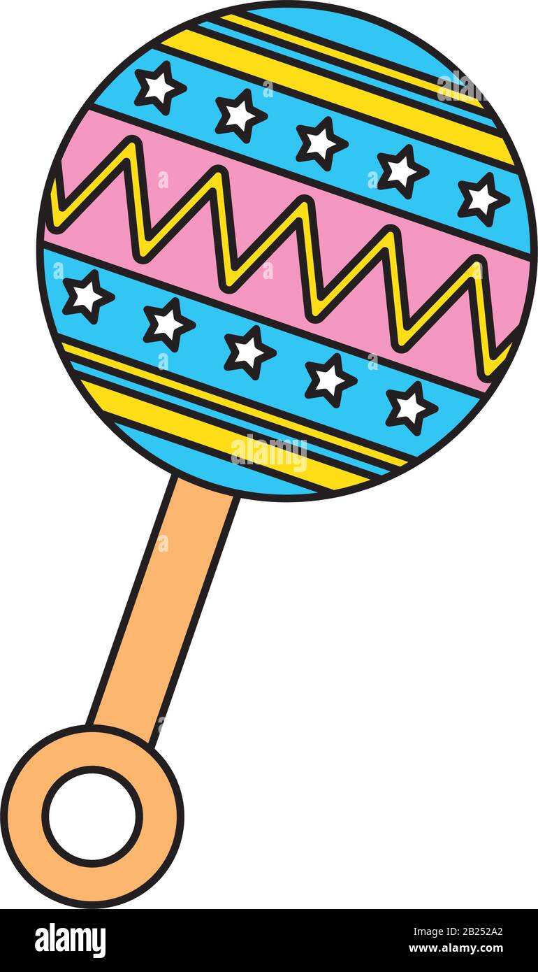 Baby Rattle Vector