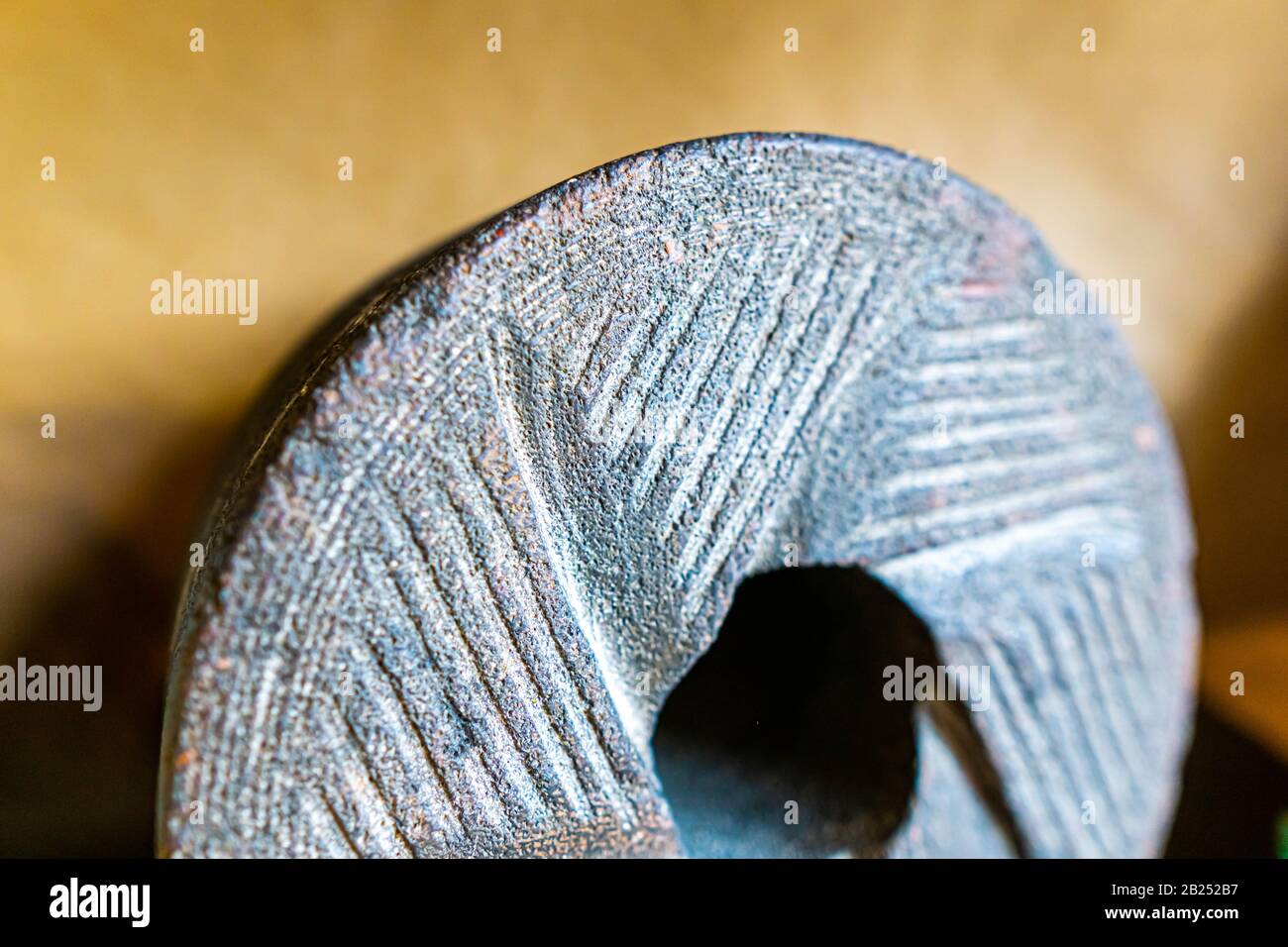 Chocolate grinding stone for MexicanStyle American Craft Chocolate