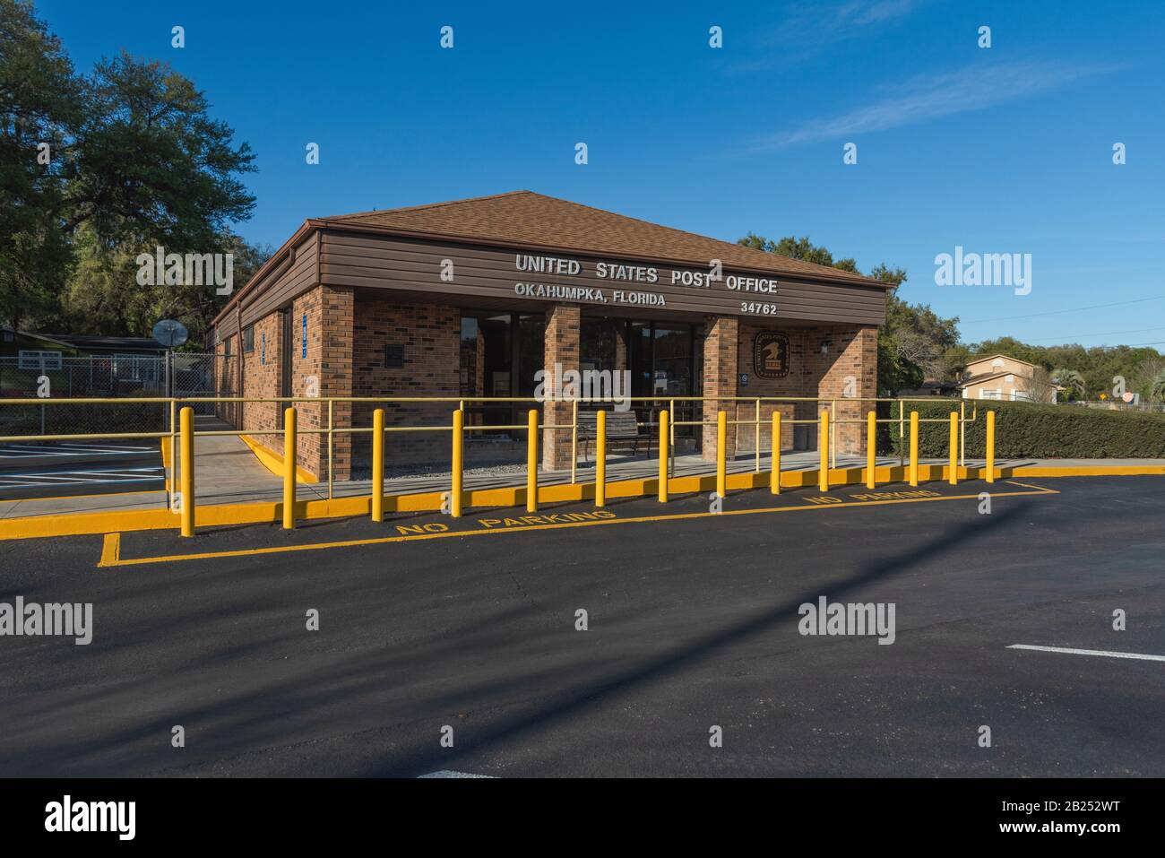 United States Post Office Okahumpka, Florida USA Stock Photo Alamy