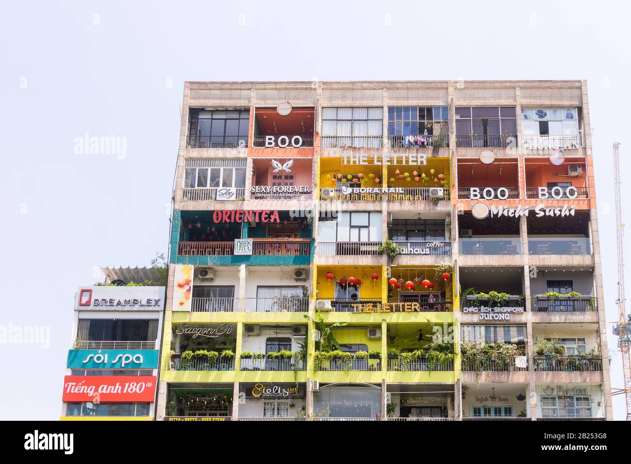 Saigon (Ho Chi Minh City) - The Cafe Apartment building on 42 Nguyen ...