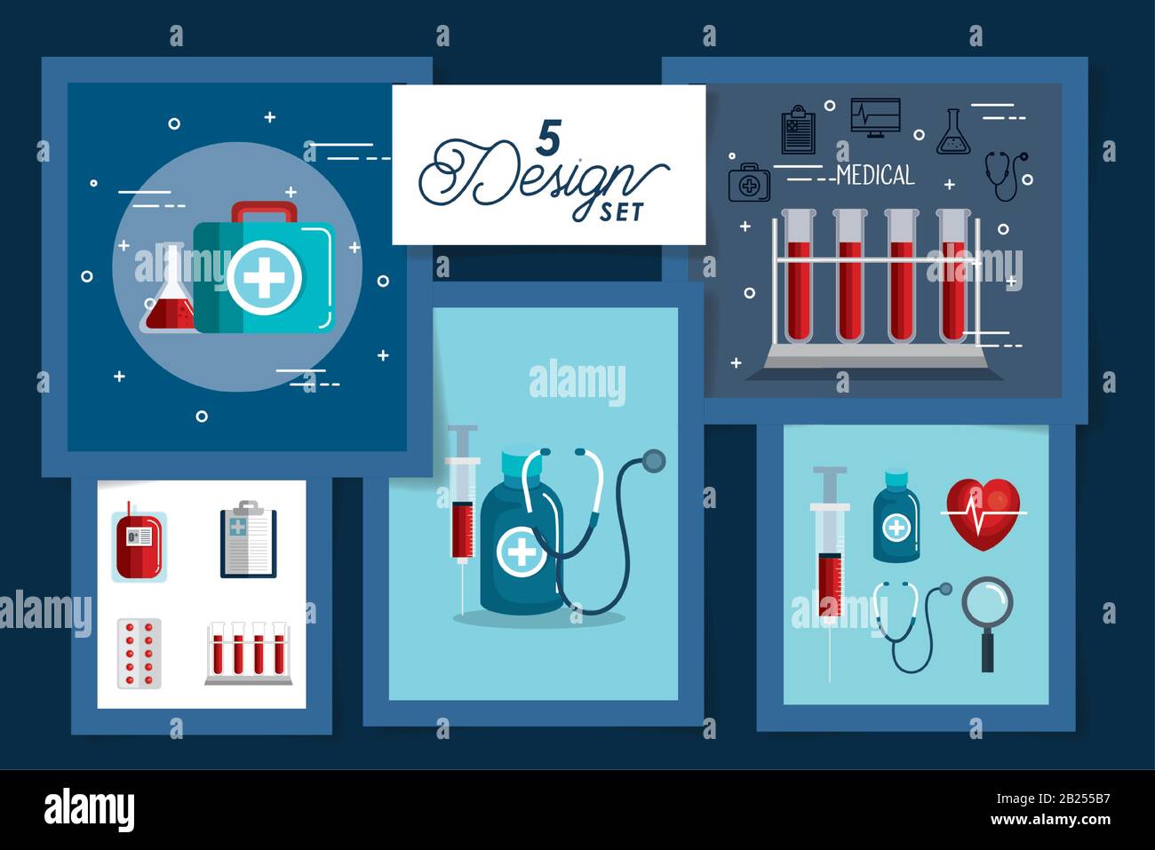 five designs of medicine icons Stock Vector Image & Art - Alamy