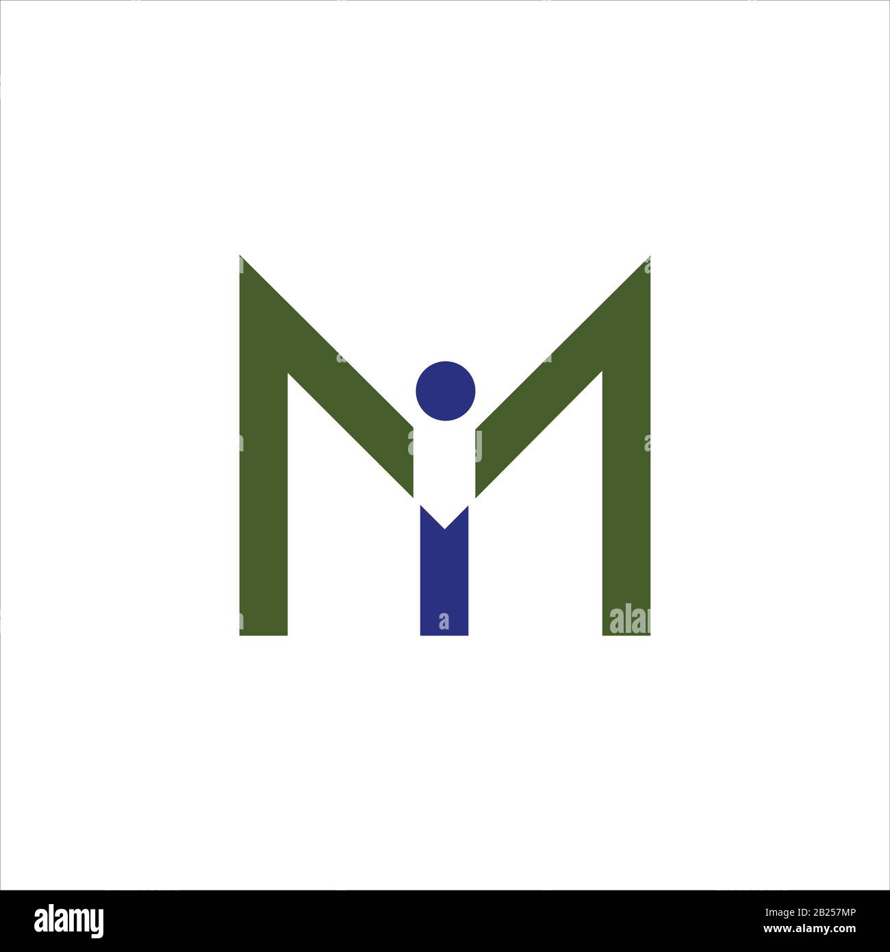 Initial letter mi  logo or im logo vector design template Stock Vector