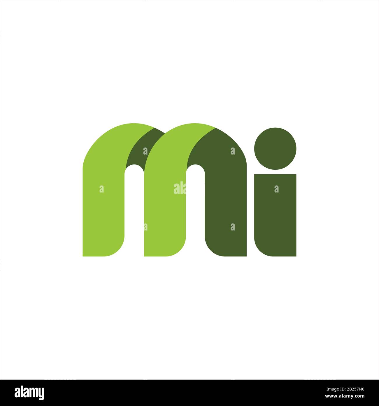 Initial letter mi logo or im logo vector design template Stock Vector ...