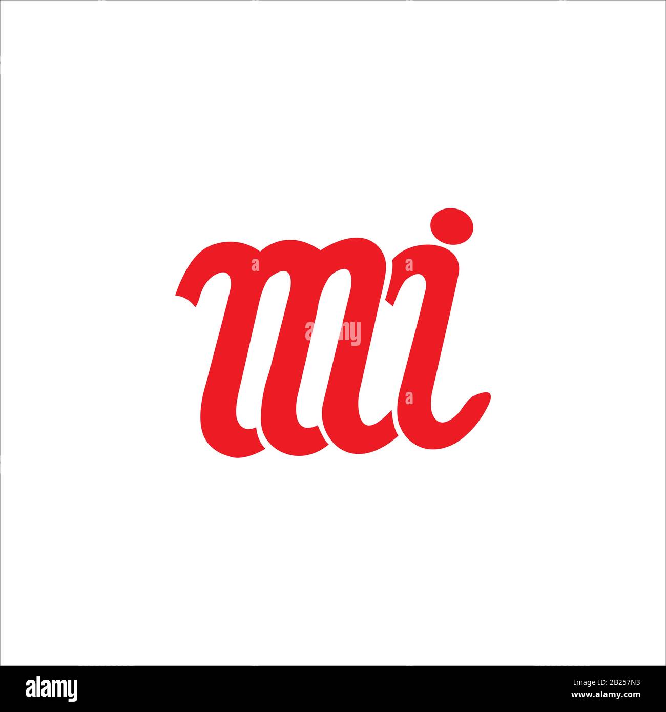 Initial letter mi logo or im logo vector design template Stock Vector ...
