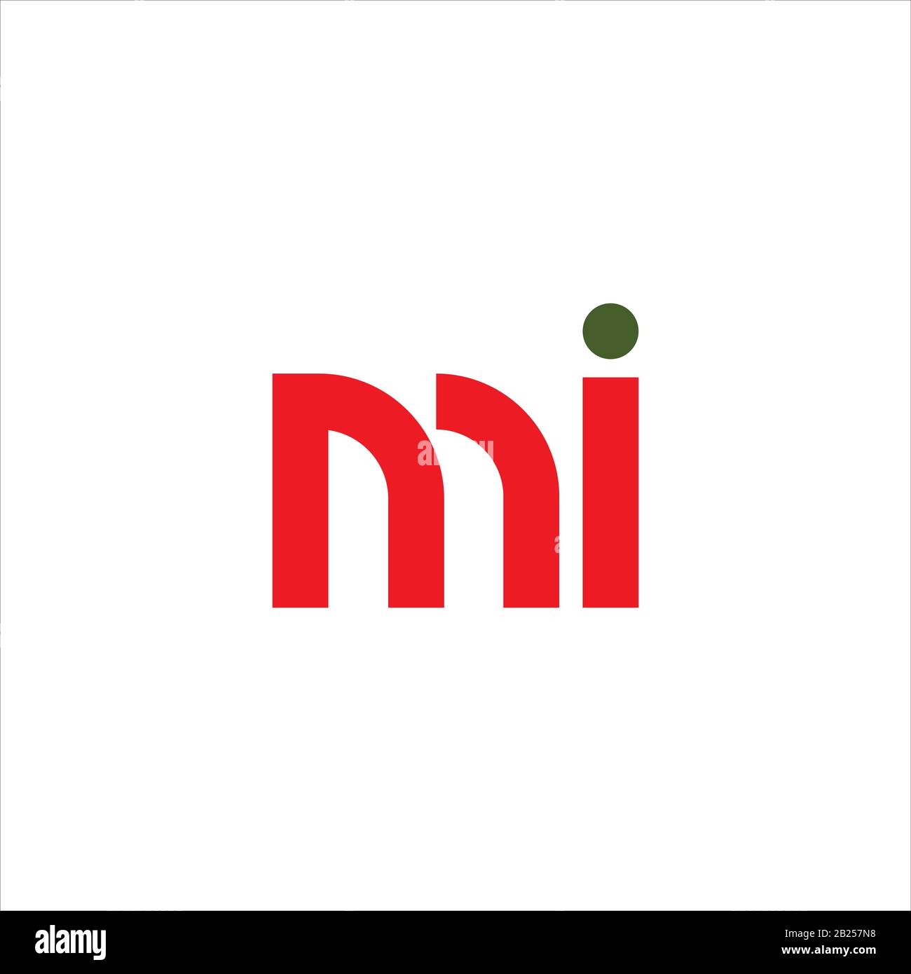 Initial letter mi logo or im logo vector design template Stock Vector ...