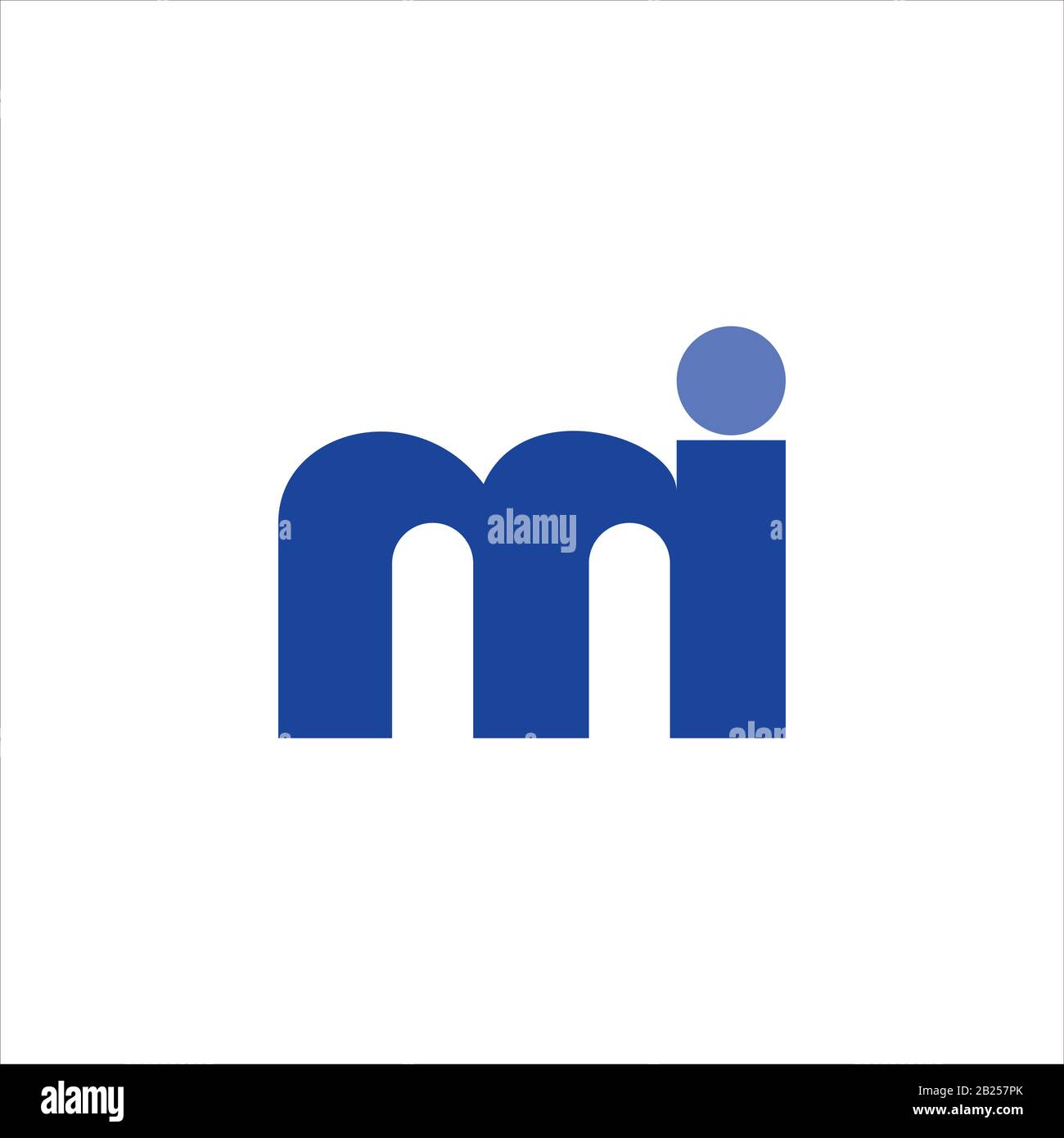 Initial letter mi logo or im logo vector design template Stock Vector ...