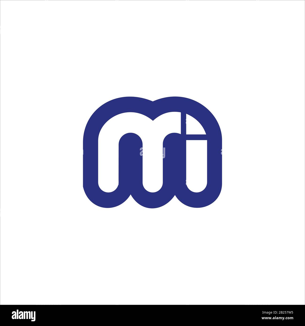 Initial letter mi logo or im logo vector design template Stock Vector ...